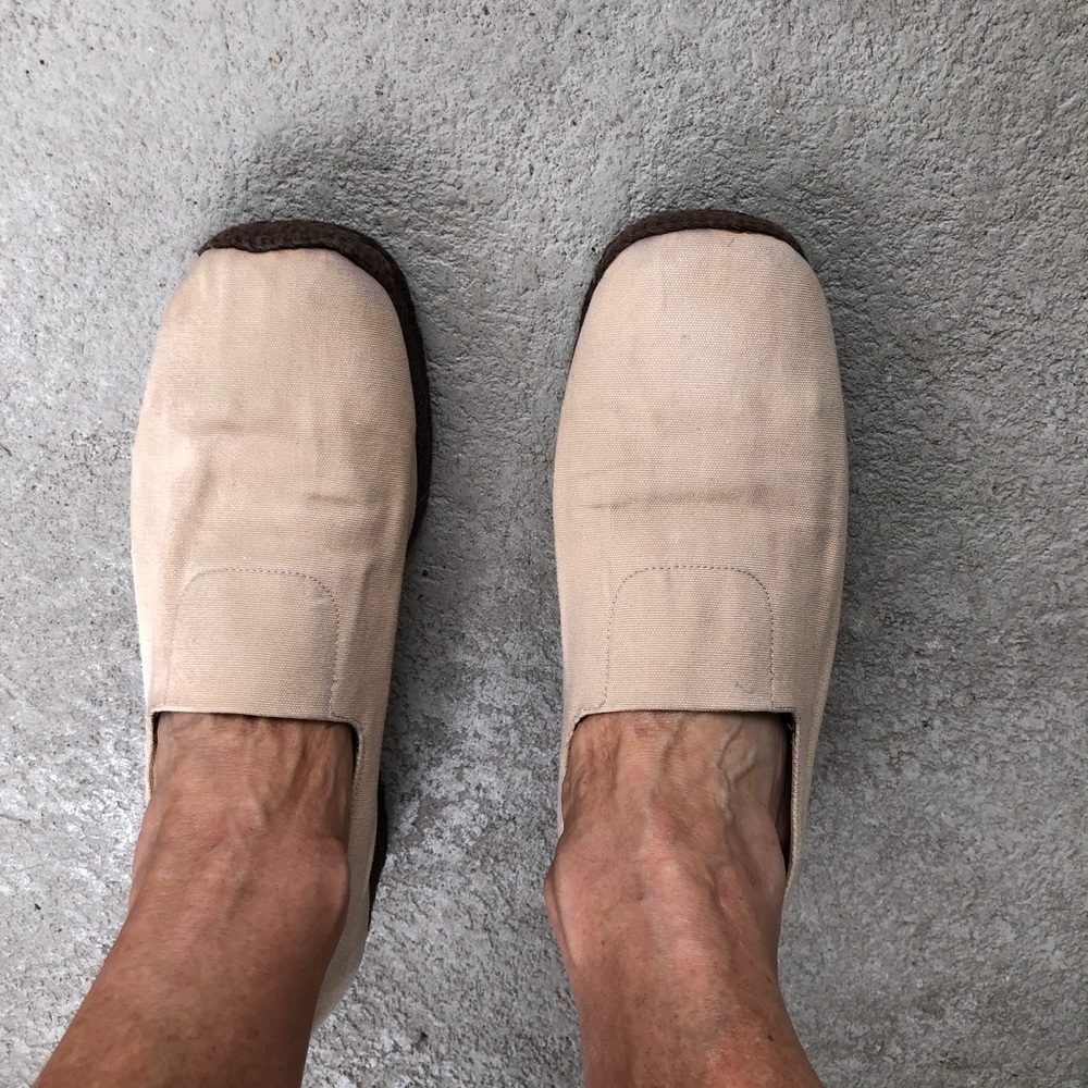 Vintage Yves Saint Laurent Canvas Espadrille Wedge Slip-On Shoes EU 40 US 9 - Picture 15 of 16